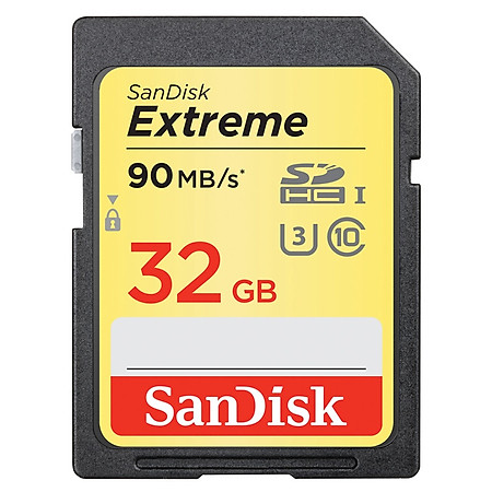 Thẻ Nhớ SDHC Extreme SanDisk 32GB 90MB/s