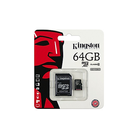 Thẻ Nhớ Micro SD Kingston 64GB Class 10