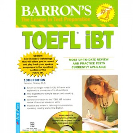 Barron's Toeft IBT 13th - The Leader in Test Preparation (Không Kèm CD)
