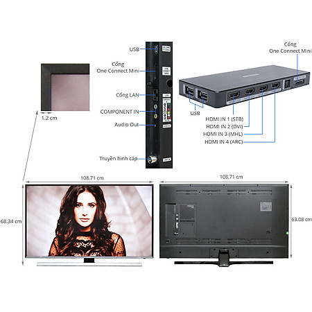 Smart Tivi Led Samsung UA48JU7000 4K 48 inch