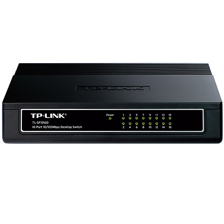 TP-LINK TL-SF1016D - Switch Chia Tín Hiệu Để Bàn 16 Cổng 10/100Mbps