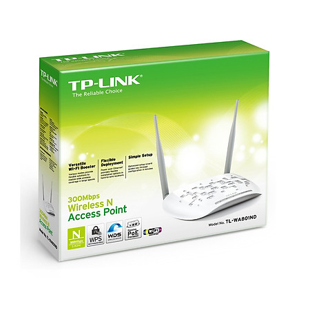 TP-LINK TL-WA801ND - Access Point chuẩn N 300Mbps