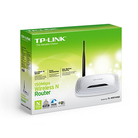 TP-LINK TL-WR741ND - Router Wifi chuẩn N 150Mbps (Anten tháo rời)