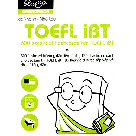 Hộp Blueup TOEFL iBT 600 Essential Flashcards For Toefl iBT - Phần 1 - Alphabook