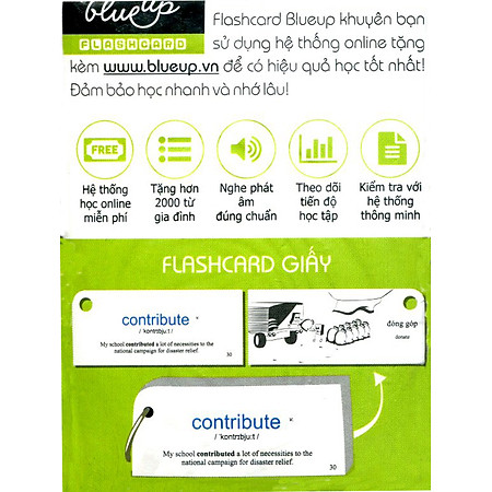 Hộp Blueup TOEFL iBT 600 Essential Flashcards For Toefl iBT - Phần 2
