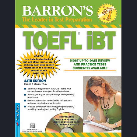 Barron’s TOEFL iBT 13th Edition (Kèm 3 CD)