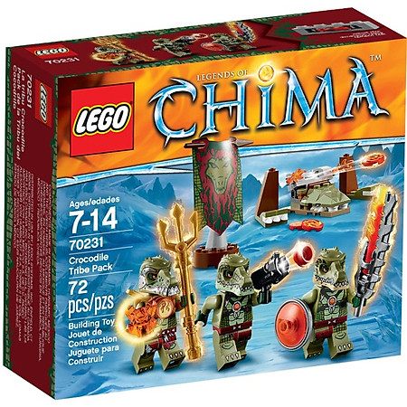 Mô Hình LEGO Legend Of Chima - Bộ Tộc Cá Sấu 70231