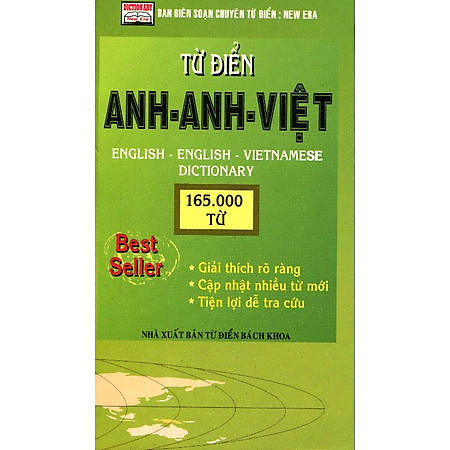 Từ Điển Anh - Anh - Việt (165000 Từ)
