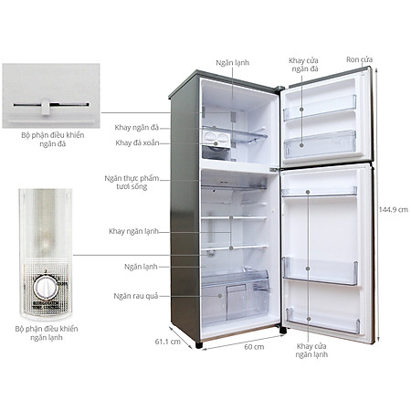 Tủ Lạnh 2 Cửa Inverter Panasonic NR-BL267PSVN (260L)