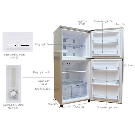 Tủ Lạnh 2 Cửa Panasonic NR-BM179MTVN (170L)