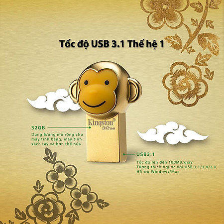 USB Kingston Zodiac Monkey 32GB - USB 3.1