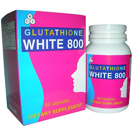 "Thực Phẩm Chức Năng Viên Uống Hỗ Trợ Điều Trị Sạm Da, Nám Da, Làm Trắng Da NC Glutathione White 800 (60 Viên)"