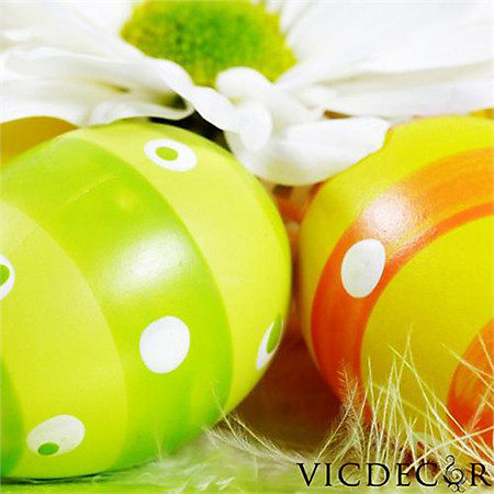 Tranh Đồng Hồ Vicdecor DHT0091 - Trứng Phục Sinh 1