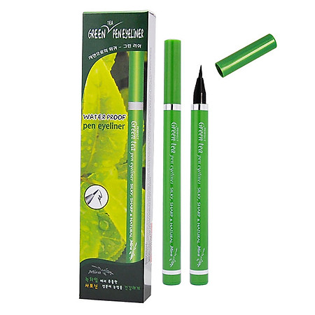 Viết Kẻ Mí Mắt Tinh Chất Trà Xanh Mira Perfect Green Tea Pen Eyeliner - C347