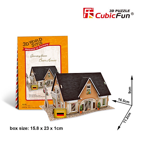 Mô Hình Giấy Cubic Fun: Beer House [W3126h]