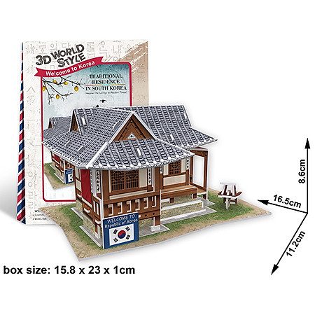 Mô hình 3D CubicFun – Traditional Residence W3157h