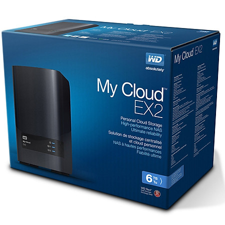 Ổ Cứng Mạng WD My Cloud EX2 6TB Charcoal Multi-CiTy Asia