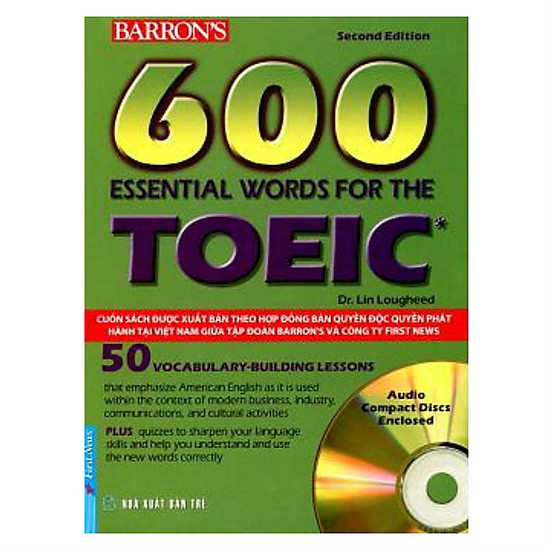 600 Essential Words For The Toeic - Kèm 2 CD (Tái Bản)