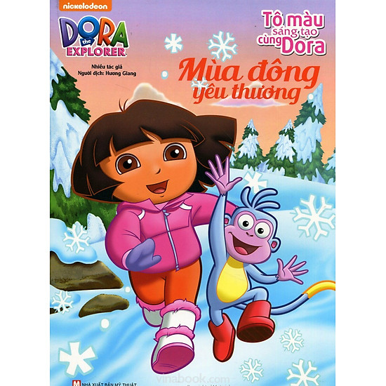 [Download Sách] Tô Màu Sáng Tạo Cùng Dora - Mùa Đông Yêu Thương