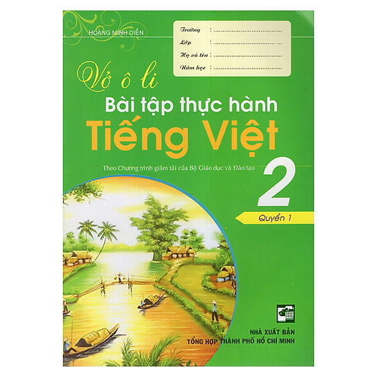 Vở Ô Li Bài Tập Thực Hành Tiếng Việt 2 (Quyển 1)