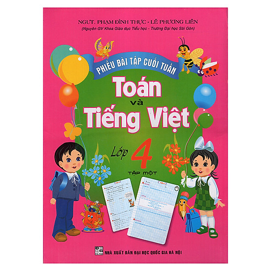 Phiếu Bài Tập Cuối Tuần Toán Và Tiếng Việt 4 (Quyển 1)