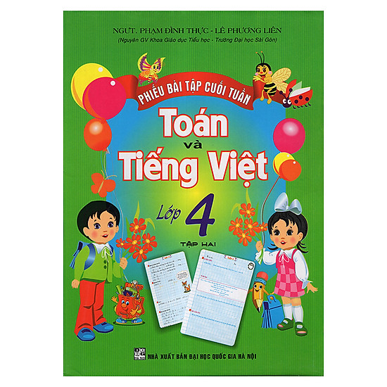 Phiếu Bài Tập Cuối Tuần Toán Và Tiếng Việt 4 (Quyển 2)