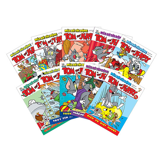 [Download Sách] Combo Tom And Jerry: Mùa Hè Sôi Động (Trọn Bộ 10 Cuốn)