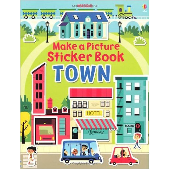Make A Picture Sticker Book Town