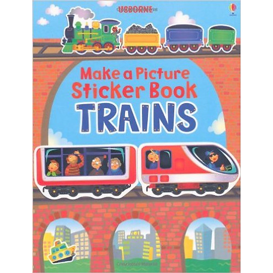 [Download sách] Make A Picture Sticker Book Trains