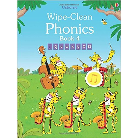 Wipe-clean Phonics Book 4