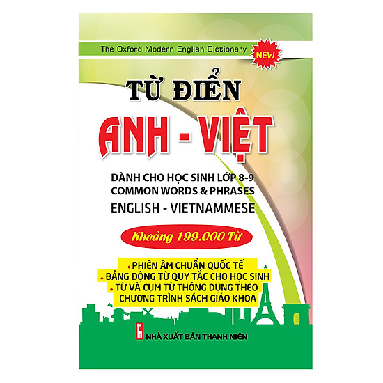 [Download Sách] Từ Điển Anh - Việt Dành Cho Học Sinh Lớp 8 - 9 (199.000 Từ)
