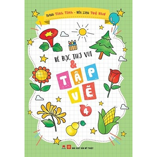 [Download sách] Bé Đọc Thơ Vui Và Tập Vẽ - Tập 4