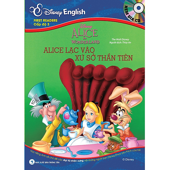 Disney English - Cấp Độ 3: Alice Lạc Vào Xứ Sở Thần Tiên (Kèm CD)