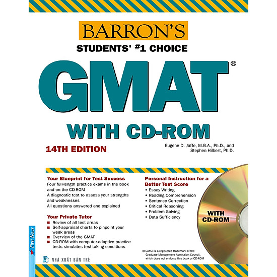 [Download Sách] Barron's GMAT 14th Edition (Kèm CD)