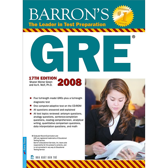 [Download Sách] Barron's Gre 17th Edition (Không CD)