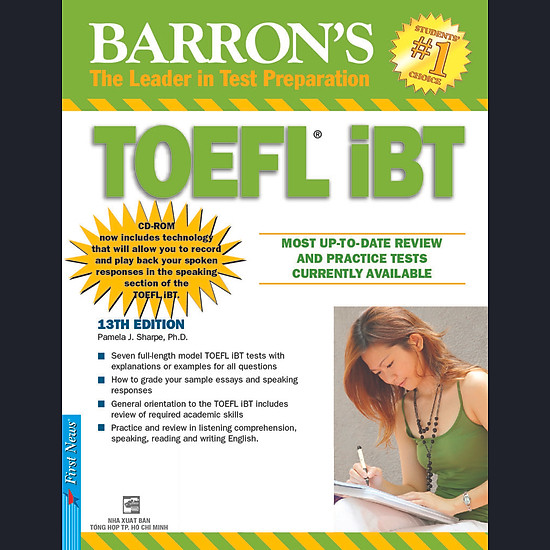 [Download Sách] Barron's Toeft IBT 13th - The Leader in Test Preparation (Không Kèm CD)