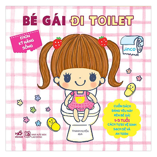 [Download Sách] Ehon Nhật Bản - Bé Gái Đi Toilet