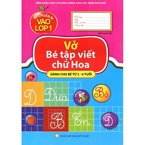 [Download Sách] Bé Chuẩn Bị Vào Lớp Một - Vở Bé Tập Viết Chữ Hoa