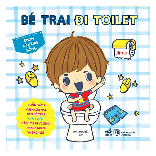 [Download Sách] Ehon Nhật Bản - Bé Trai Đi Toilet