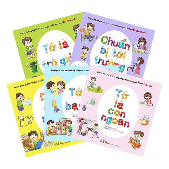 Download sách Combo Hướng Dẫn Thực Hành Kỹ Năng Sống Theo Phương Pháp Montessori