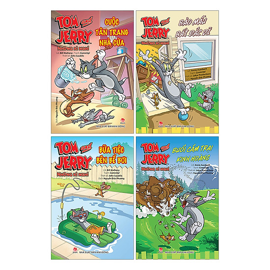 [Download Sách] Combo Tom Và Jerry Những Kì Nghỉ - Tái Bản 2017 (Trọn Bộ 4 Cuốn)