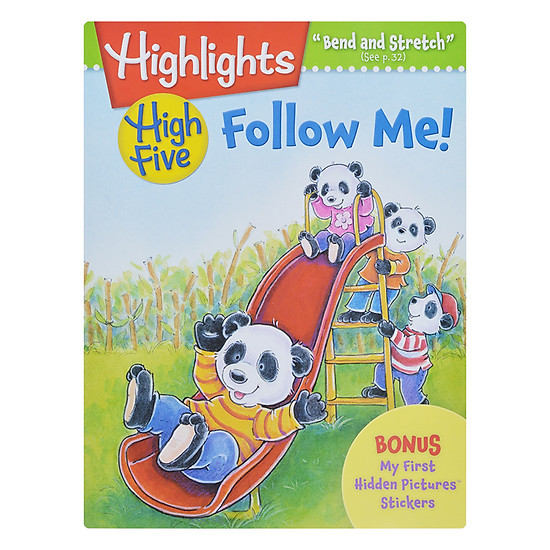 Highlights High Five International Edition - Follow Me (Bonus My First Hidden Pictures Stickers)