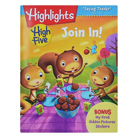 Highlights High Five International Edition - Join In (Bonus My First Hidden Pictures Stickers)