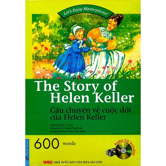 [Download sách] Happy Reader - Câu Chuyện Về Cuộc Đời Của Helen Keller (Kèm 1 CD) (Tái Bản)