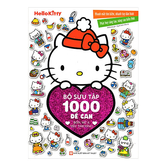 [Download Sách] Hello Kitty - Bộ Sưu Tập 1000 Đề Can - Bốn Mùa Yêu Thương