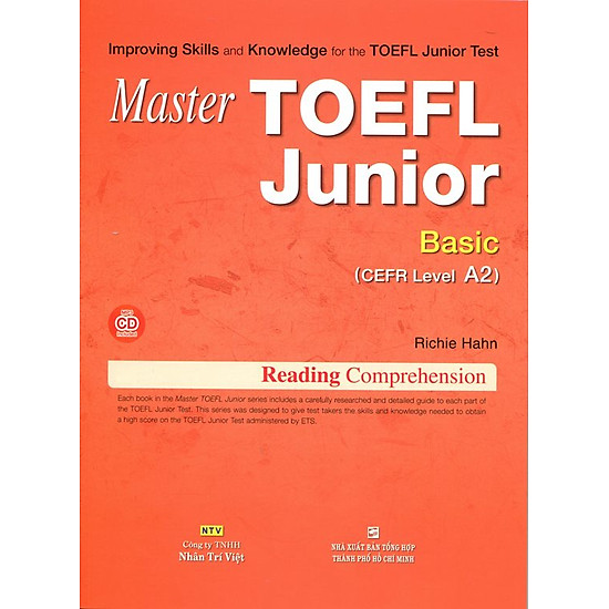 [Download sách] Master TOEFL Junior Basic A2 (Kèm CD)