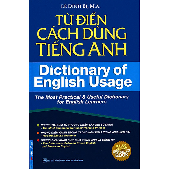 [Download Sách] Từ Điển Cách Dùng Tiếng Anh (Tái Bản 2015)