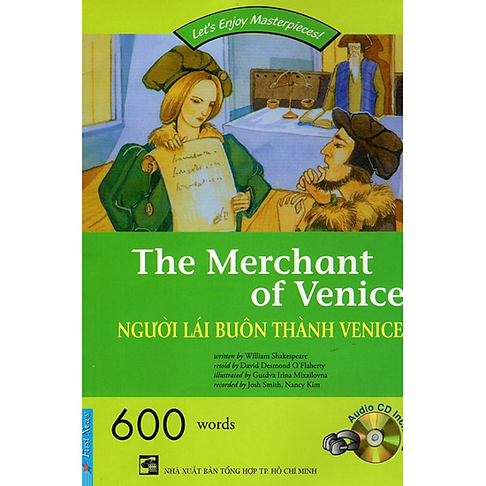 Let's Enjoy Masterpieces! - The Merchant of Venice: Người Lái Buôn Thành Venice  (Kèm CD)