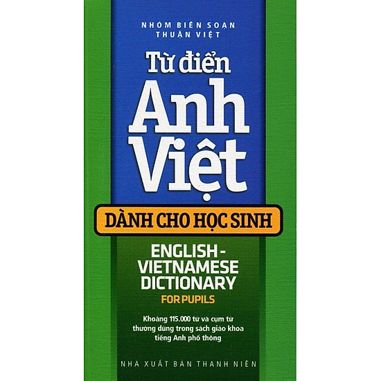 [Download Sách] Từ Điển Anh Việt Dành Cho Học Sinh