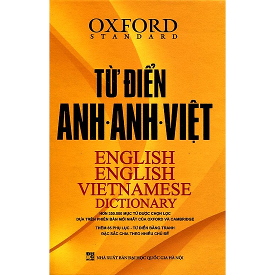 Từ Điển Oxford Anh - Anh - Việt (Bìa Cứng Vàng)